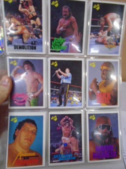 Group of 45 Vintage WWF Wrestler Trading Cards