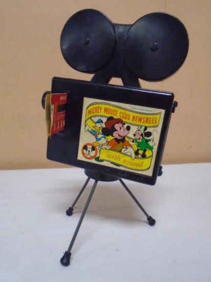 Vintage Mickey Mouse club Newsreel Toy