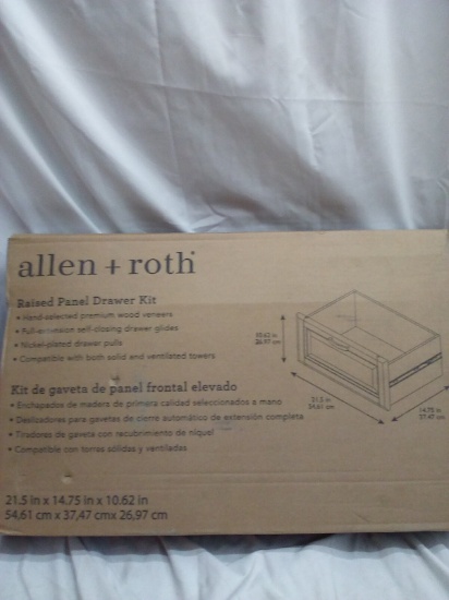 Allen & Roth Raised panel Drawer kit white #2416437