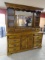 Beautiful 12 Drawer Solid Wood Dresser w/ 4 Drawer Hutch Top
