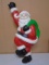36in Blowmolded Lighted Hanging Santa