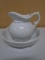 Vintage McCoy Pottery Pitcher and Bowl Set