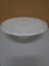 Colony Mid-Century Lace Edge Milk Glass Cake Stand