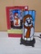 Tiffany Style Snowman Uplight