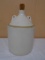 Vintage White Stoneware Crock