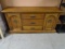 3 Drawer/2 Door Oak Dresser