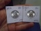 1954 and 1964 D-Mint Silver Washington Quarters