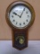 Elgin Wood Caase Regulator Wall Clock