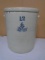 12 Gallon Blue Leaf Crock