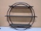 Metal and Wood 3 Tier Wall Shelf