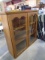 Double Glass Front Door Display Cabinet
