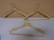 Group of 3 Like New Wooden Clothes Hangers