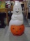 36in Tall Blowmolded Lighted Ghost on Pumpkin