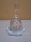 Beautifu Handpainted & Signed Fenton Glass Bell