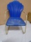 Antique Metal Child's Outdoor Rocker