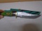 Custom Hanmade Damascus Blade Knife w/Leahter Sheath