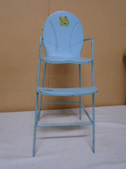 Vintage Metal Amsco Doll-E-Highchair