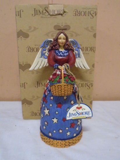 Jim Shore Heartwood Creek "Angel of Liberty" Statue