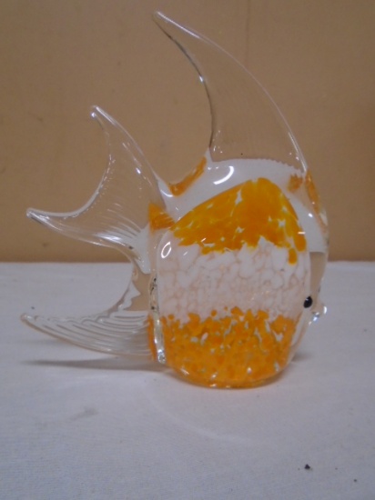 Beautiful Art Glass Fish Paperweight