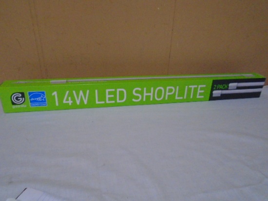 2 Pack of 30 Inch 14 W LED Shoplites