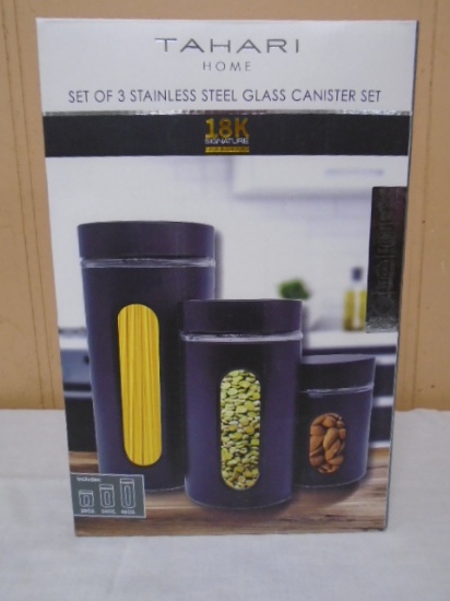 Tahari Home 3pc Stainless Steel Tea Kettle