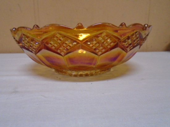 Vintage Imperial Marigold Carnival Glasss Bowl