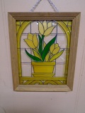 Framed Staines Glass Sun Catcher