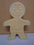 24in Blowmolded Lighted Gingerbread Man