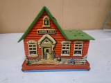 Vintage Tin Litho School P.S. 23 Bank