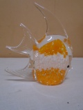 Beautiful Art Glass Fish Paperweight