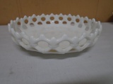 Vintage Westmoreland Glass Doric Open Lace Pattern Bowl
