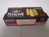 50 Round Box of Sterling 9mm Luger Cartridges