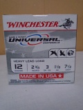 25 Round Box of Winchester Heavy Load 12ga Shells