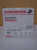 25 Round Box of Winchester Super Target 12ga Shells
