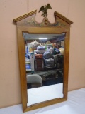 Beautiful Tel-City Wood Framed Wall Mirror w/ Eagle