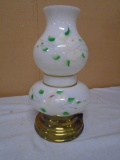 Beautiful Hand Painted Glass Accent Lamp