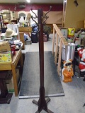 Antique Wood Hall Tree