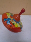 Vintage Ohio Art Tin Litho Spinning Top