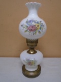 Vintage Electric Hurricane Lamp