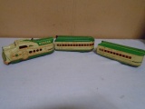Vintage Marx Union Pacific 3pc Tin Type Train