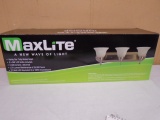 Maxlite Nickel Finish LED Vanity Light Bar