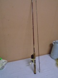 Vintage Bronson 63L 2pc Rod & Reel
