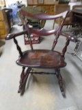 Antique Wooden Rocking Chair