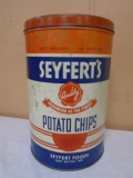 Vintage Seyfert's 16 Ounce Patato Chip Can