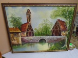 Signed Oil Painting on Canvas