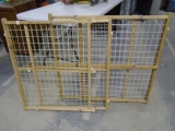 2 Matching Wooden Pet Gates