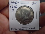 1976 D-Mint Bicentennial Kennedy Half Dollar