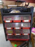 10 Drawer Hardware Organizer Full of Wood Pins & Pegs
