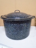 Large Graniteware Cold Pack Canner w/ Jar Rack