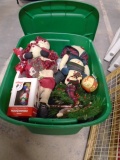 Large Tote Full of Assorted Christmas Décor Items